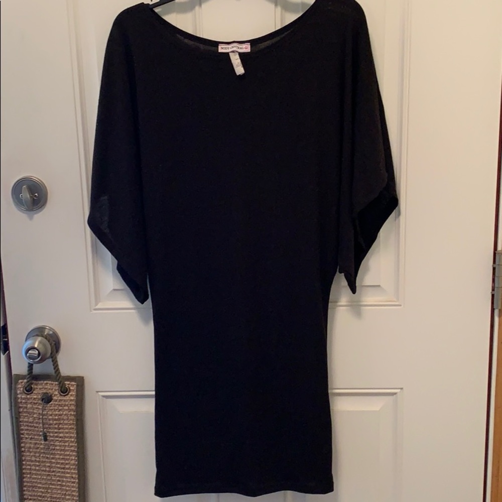 Black sweater dress